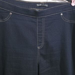 Simply Vera By Vera Wang Dark Blue Jeggings Size XL
